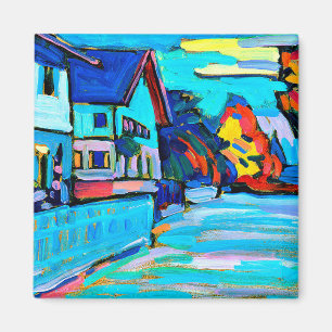 Kandinsky - Two Houses Magnet