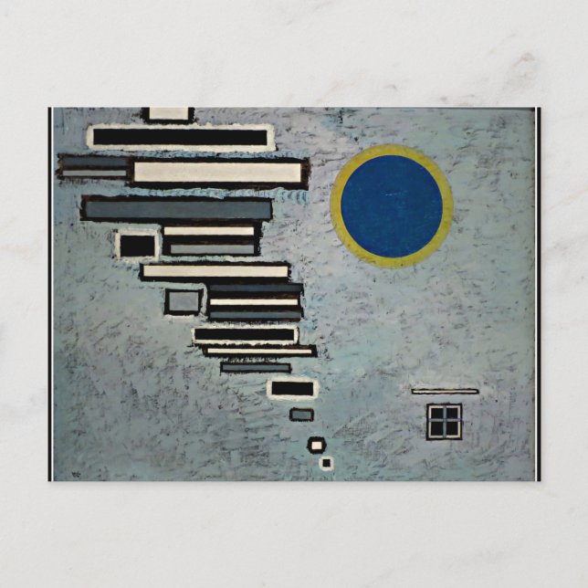 Kandinsky - Unequal, abstract artwork Postcard (Front)