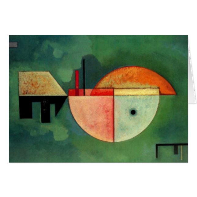 Kandinsky Upward Abstract Painting (Front Horizontal)