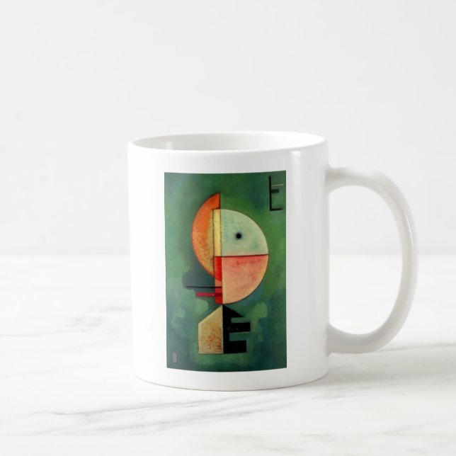 Kandinsky Upward Abstract Painting Coffee Mug (Right)