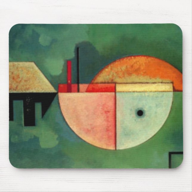 Kandinsky Upward Abstract Painting Mouse Mat (Front)