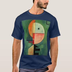 Kandinsky Upward Abstract Painting Navy Blue T-Shirt