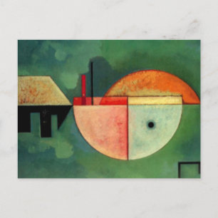 Kandinsky Upward Abstract Painting Postcard