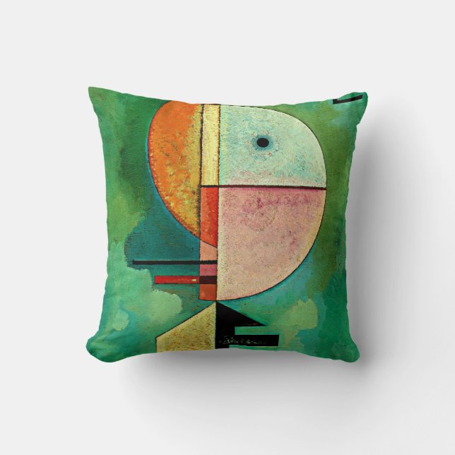 Kandinsky - Upward, popular abstract painting Cushion (Front)