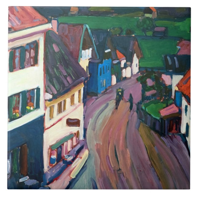 Kandinsky - View from the Window of the Griesbrau Tile (Front)