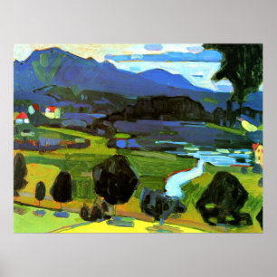 Kandinsky - View over the Staffelsee Poster