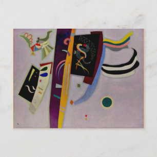 Kandinsky - Violet-Orange l Postcard