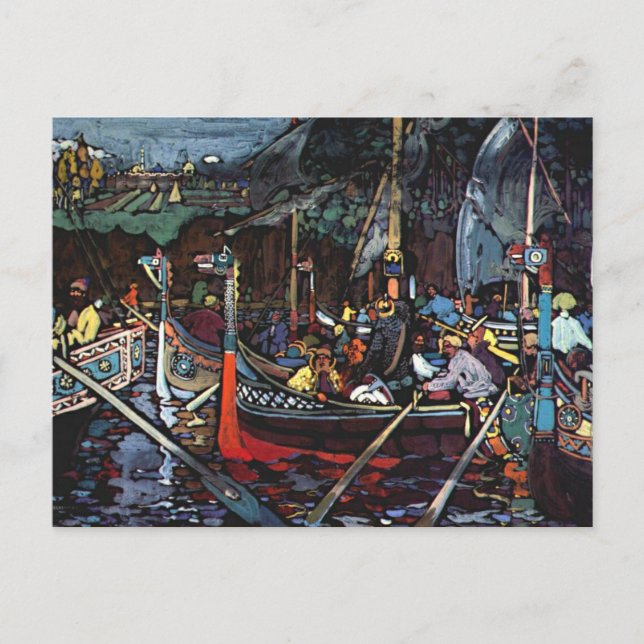 Kandinsky - Volga Song Postcard (Front)