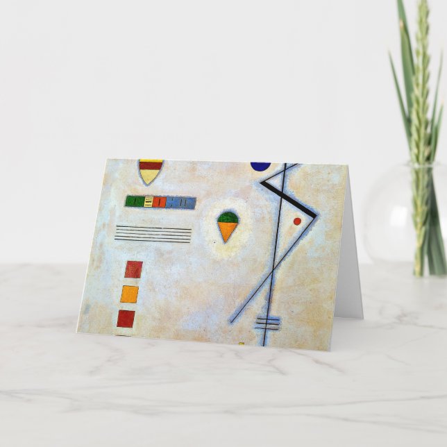 Kandinsky - Von-Zu, famous abstract artwork  Holiday Card (Front)
