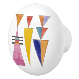 Kandinsky, Watercolor, Sketch Gate of Kiev Ceramic Knob