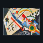 Kandinsky White Cross Postcard<br><div class="desc">Kandinsky White Cross postcard. Oil on canvas from 1922. Russian artist Wassily Kandinsky’s White Cross represents a transition for the artist from his early expressionist phase to the tighter more form centric paintings of his abstract phase. The work features the hard lines and tight needles that would characterise Kandinsky’s later...</div>