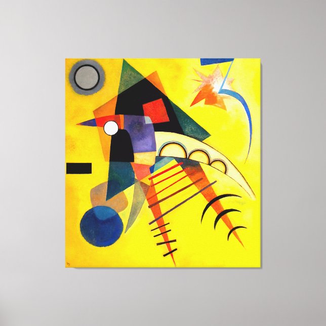 KANDINSKY - WHITE POINT (Weißer Punkt) - 1925 -  Canvas Print (Front)