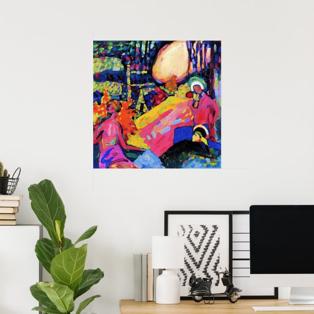 Kandinsky - White Sound Poster (Home Office)