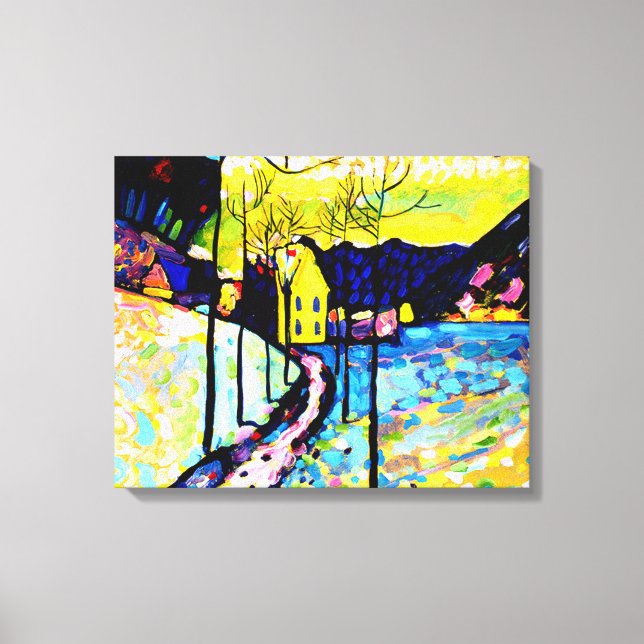 Kandinsky - Winter Landscape Canvas Print (Front)