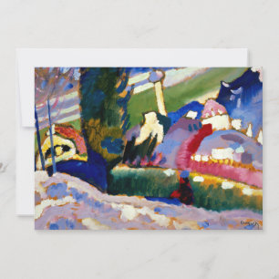 Kandinsky - Winter Landscape with Church Card