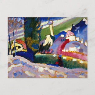Kandinsky - Winter Landscape with Church Postcard
