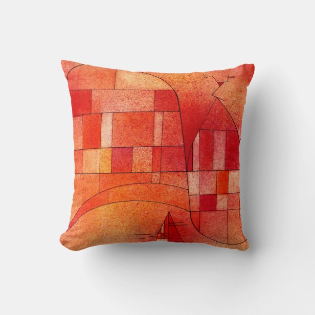Kandinsky - Yellow Pink Cushion (Front)