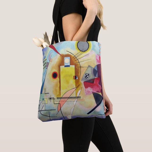 Kandinsky, Yellow Red and Blue 1925 Tote Bag (Close Up)