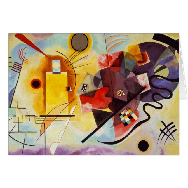 Kandinsky Yellow Red Blue (Front Horizontal)