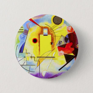Kandinsky Yellow Red Blue Button