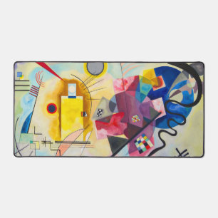 Kandinsky Yellow-Red-Blue Desk Mat