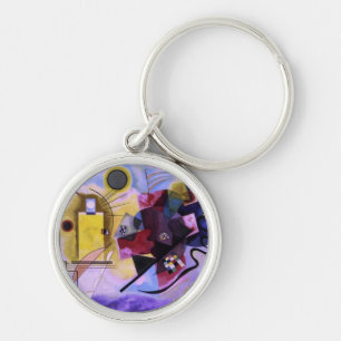 Kandinsky,yellow-red-blue. Key Ring