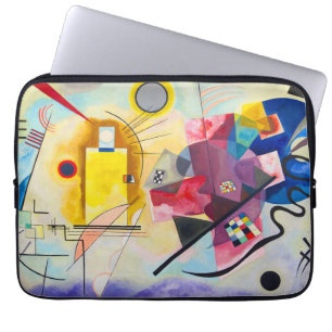 Kandinsky Yellow-Red-Blue Laptop Sleeve