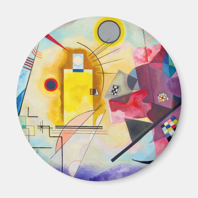 Kandinsky Yellow-Red-Blue Magnet (Front)