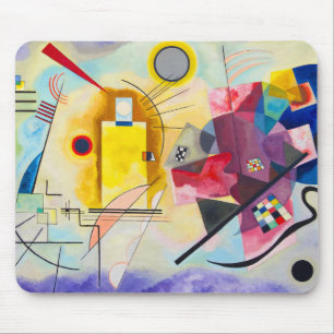 Kandinsky Yellow-Red-Blue Mouse Mat