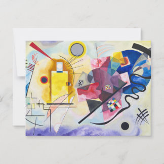 Kandinsky - Yellow-Red-Blue Postcard