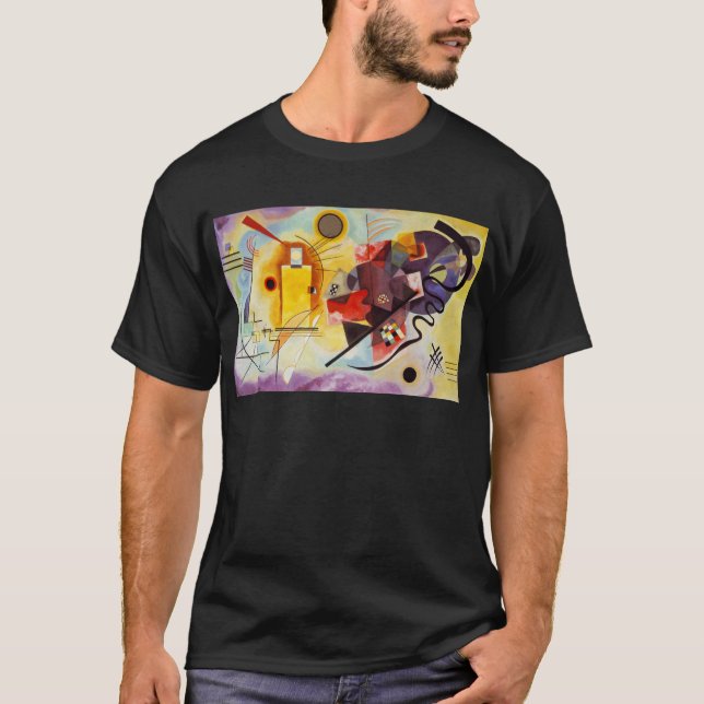 Kandinsky Yellow Red Blue T-Shirt (Front)