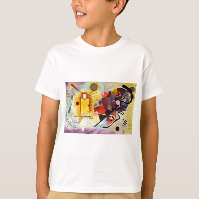 Kandinsky Yellow Red Blue T-Shirt (Front)
