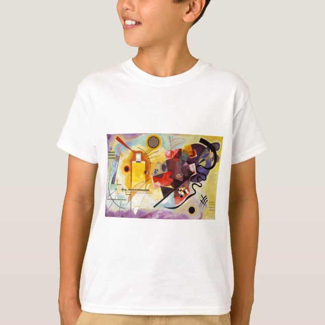 Kandinsky Yellow Red Blue T-Shirt (Front)