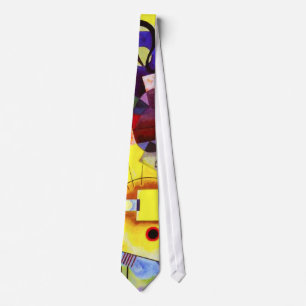 Kandinsky Yellow Red Blue Tie