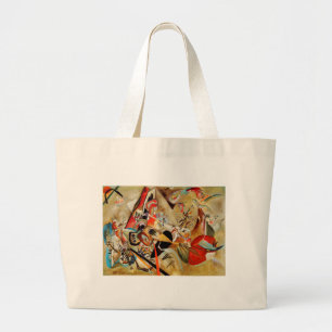 Kandinsky's Abstract Composition Large Tote Bag