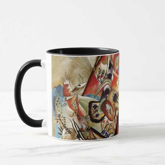 Kandinsky's Abstract Composition Painting Mug (Left)