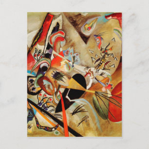 Kandinsky's Abstract Composition Postcard