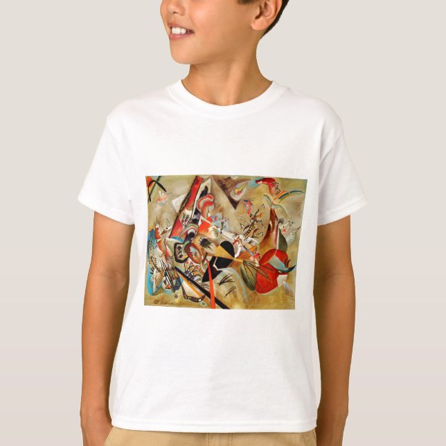Kandinsky's Abstract Composition T-Shirt (Front)