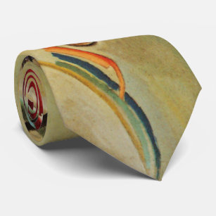 Kandinsky's Abstract Composition Tie