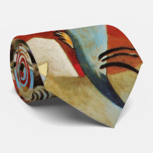 Kandinsky's Abstract Composition Tie