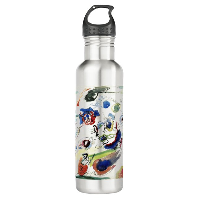 Kandinsky's Abstract Painting Artwork 710 Ml Water Bottle (Front)