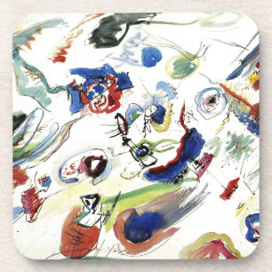 Kandinsky's Abstract Painting Artwork Coaster
