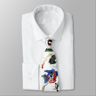 Kandinsky's Abstract Painting Artwork Tie