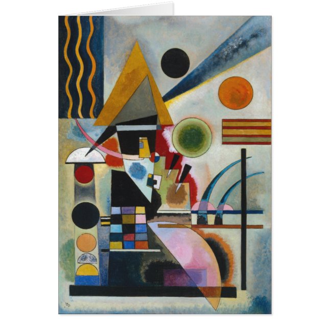 Kandinsky's Abstract Painting Swinging (Front)