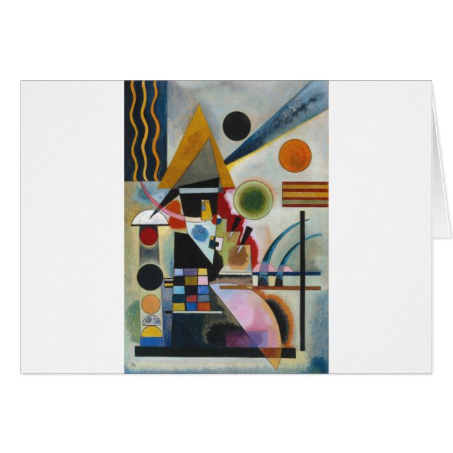 Kandinsky's Abstract Painting Swinging (Front Horizontal)