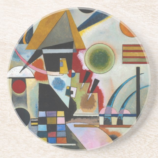 Kandinsky's Abstract Painting Swinging Coaster (Front)