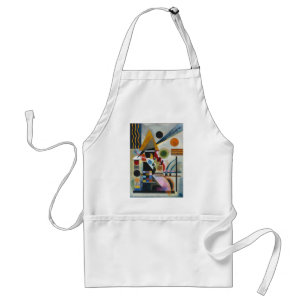 Kandinsky's Abstract Painting Swinging Standard Apron