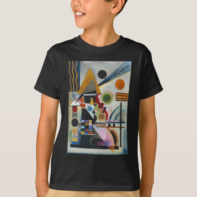 Kandinsky's Abstract Painting Swinging T-Shirt (Front)