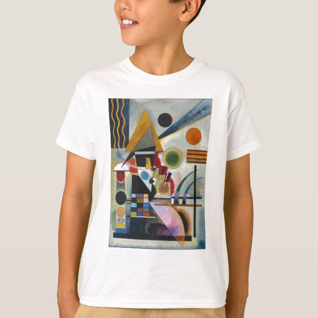 Kandinsky's Abstract Painting Swinging T-Shirt (Front)