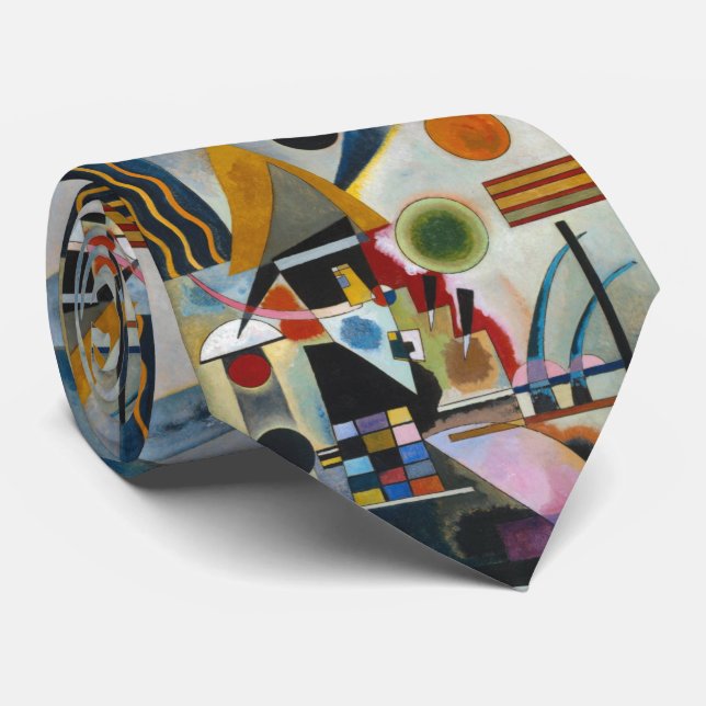 Kandinsky's Abstract Painting Swinging Tie (Rolled)